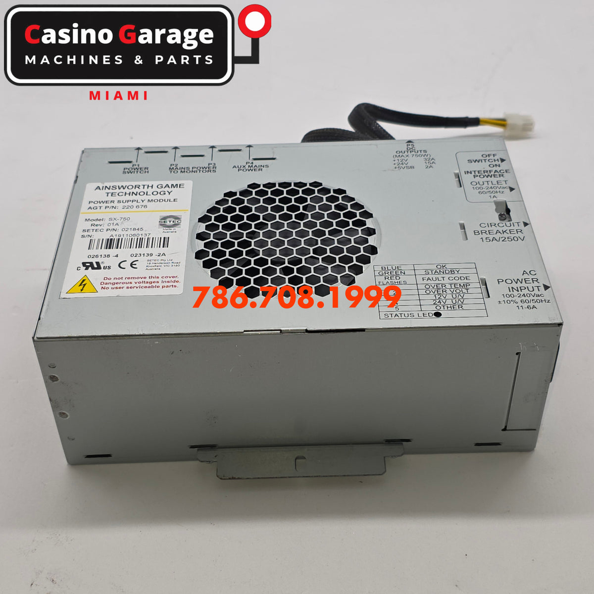 Ainsworth A600 / A640 Power Supply Power Supplies