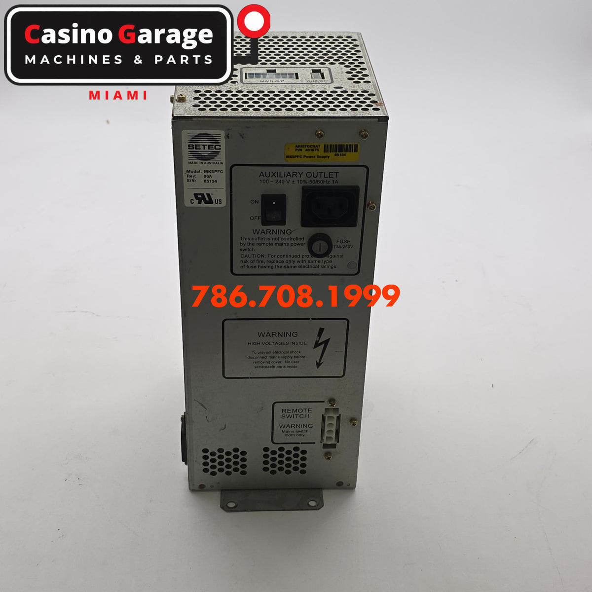 Aristocrat MK6 Power Supply Power Supplies