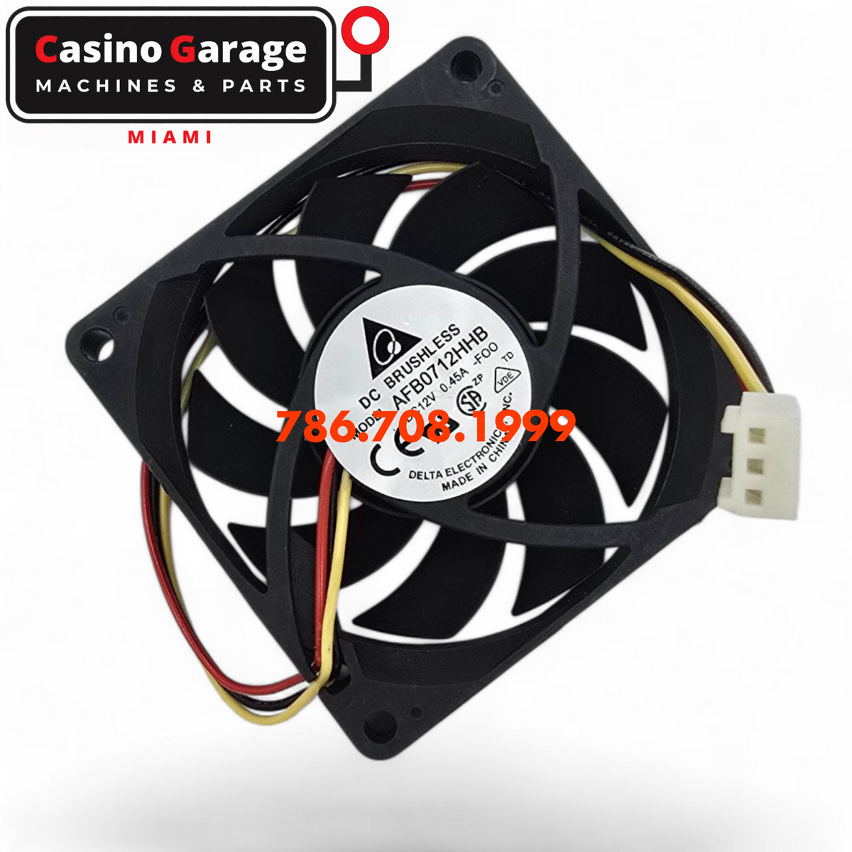 Cooling Brushless Fan DC12V 0.45A - view 2