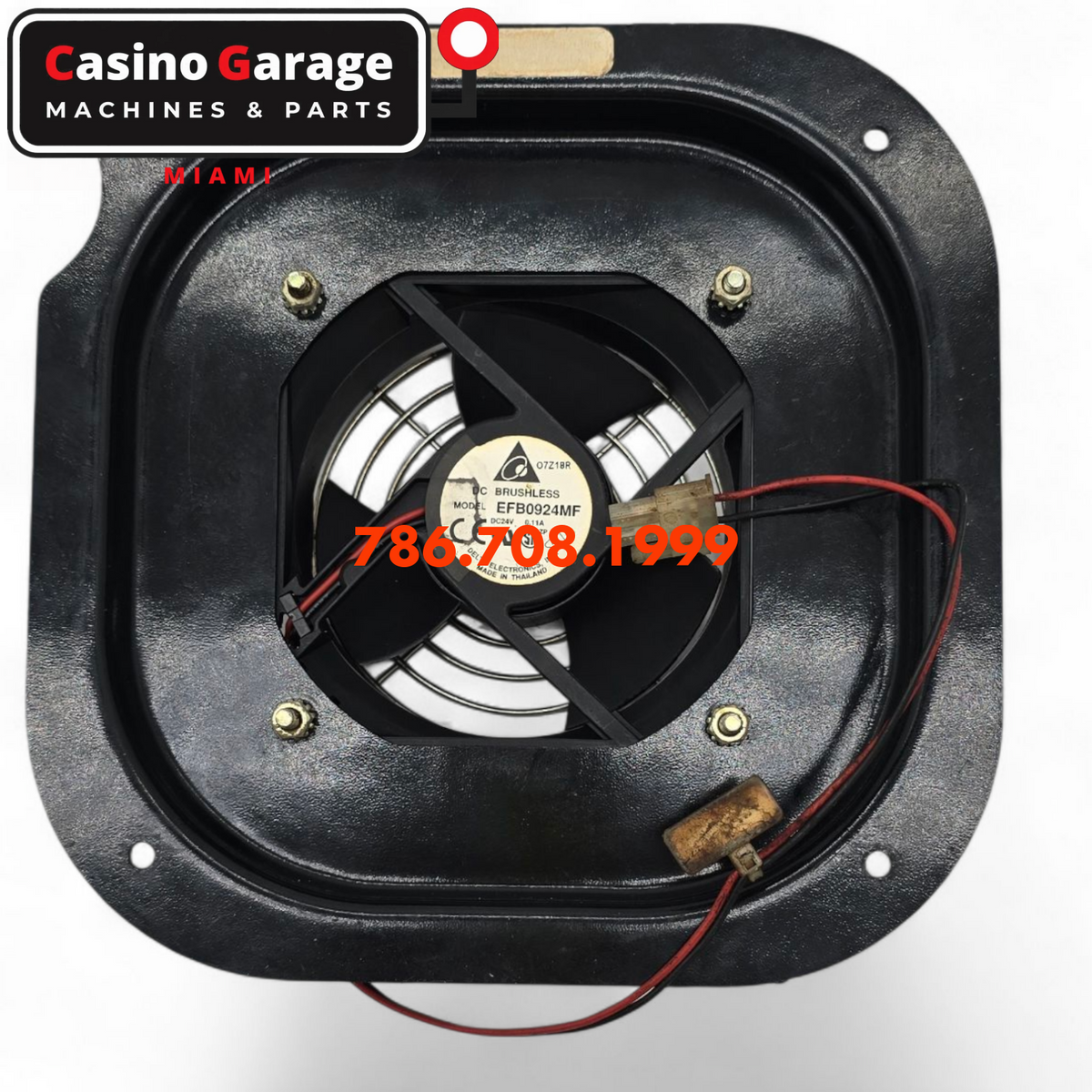 Exhaust Fan Assembly Brushless DC24V 0.11 A Fan