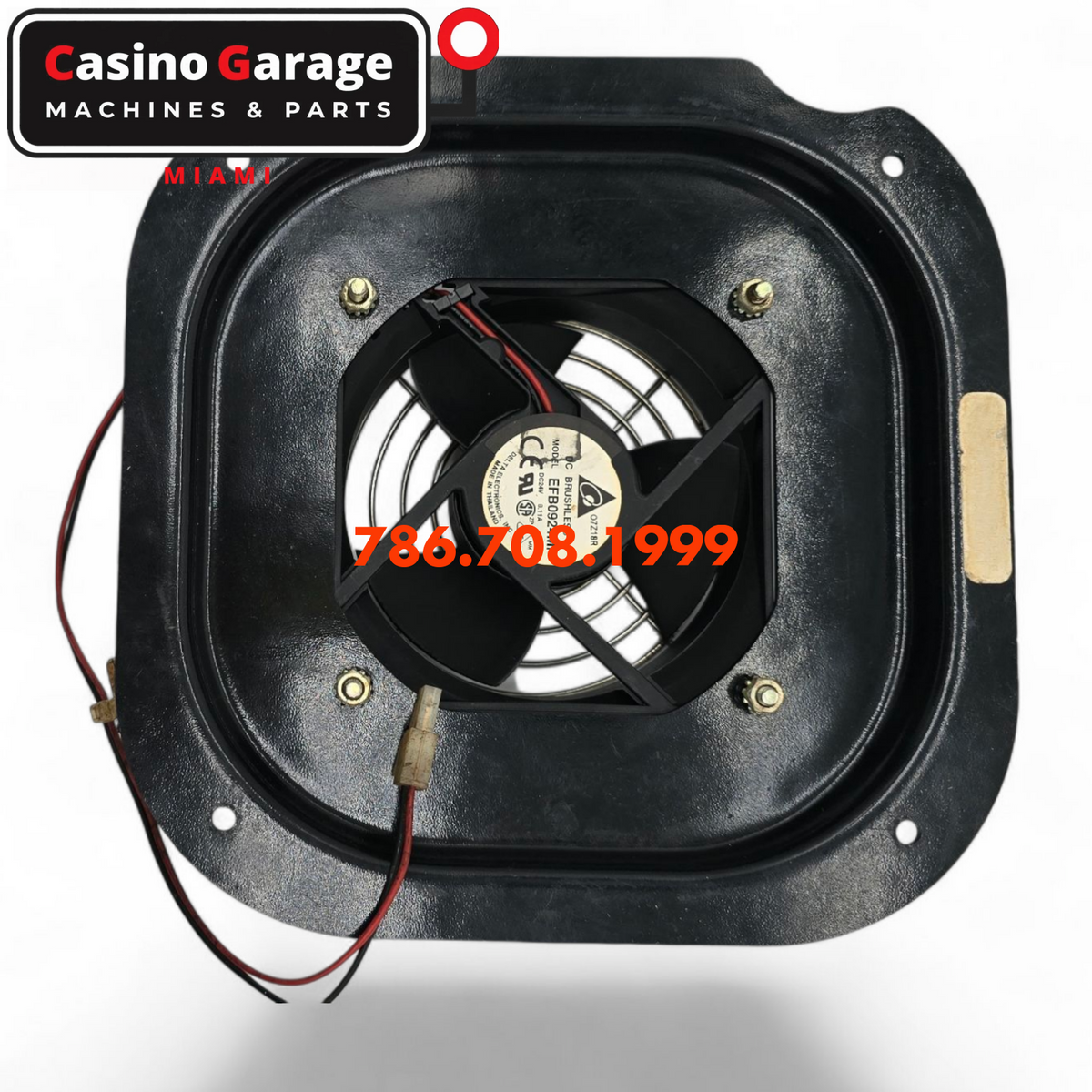 Exhaust Fan Assembly Brushless DC24V 0.11 A Fan