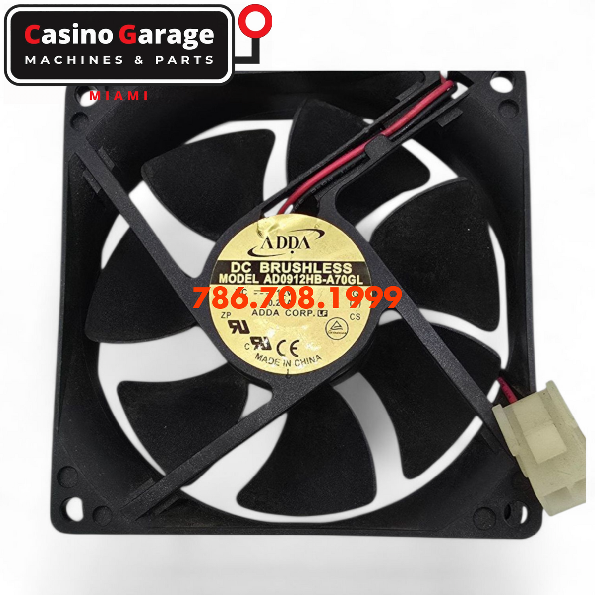 Fan Assembly Brushless DC12V 0.25A Fan