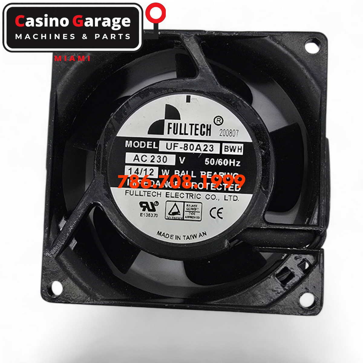 Full Tech Fan AC230 V 50/60 Hz Fan