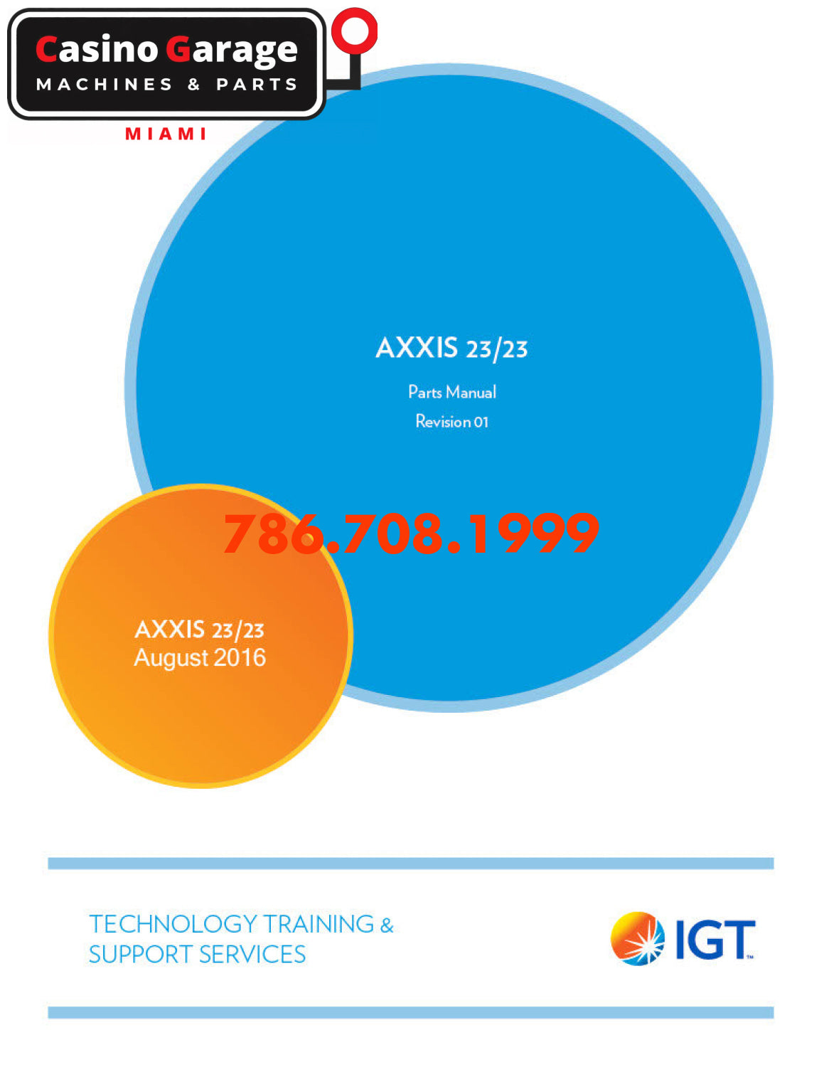 IGT AXXIS-2323-Parts-Manual Manuals (Digital Download)