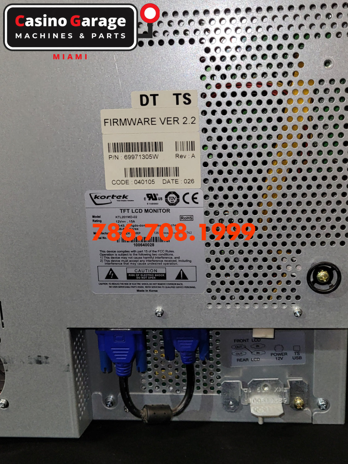 Igt G20 Mld Ktl201Md-02 Monitors