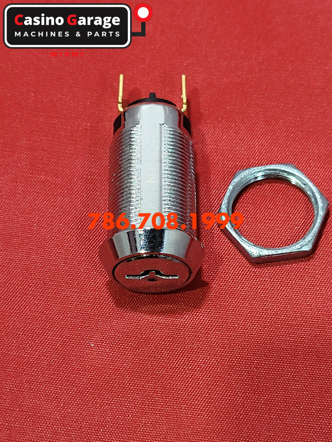 IGT Reset Lock Momentary Switch Lock 2341 1-1/8" - view 2