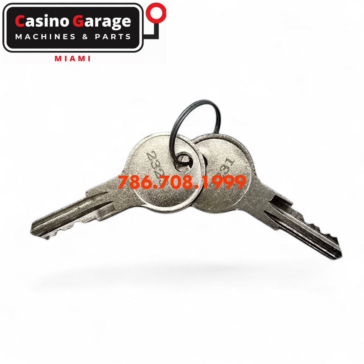 Key Flat Barrel Code 23231 Key