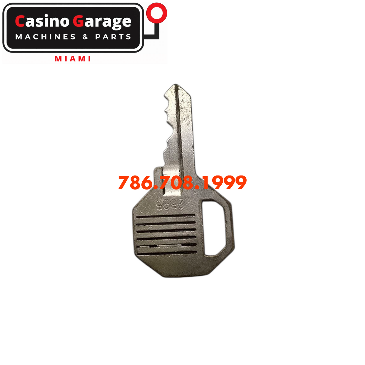 Key Flat Barrel Code 2595 Key