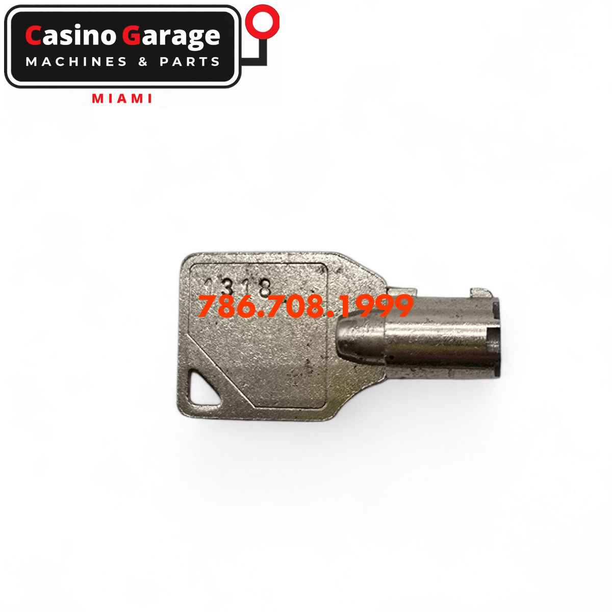 Key Round Barrel Code 1318 key