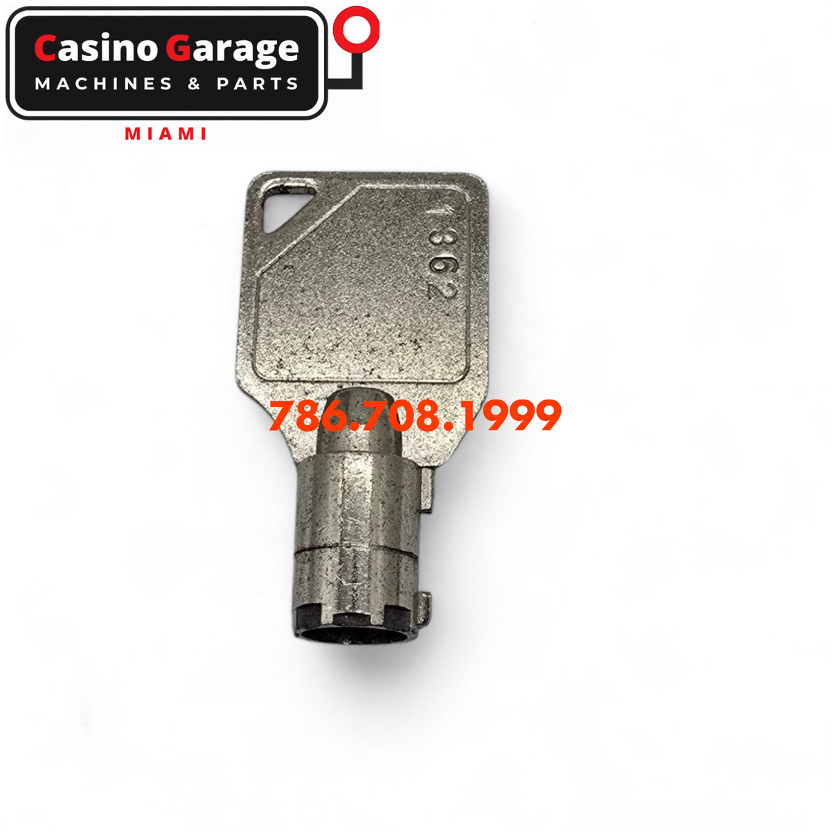 Key Round Barrel Code 1362 Key