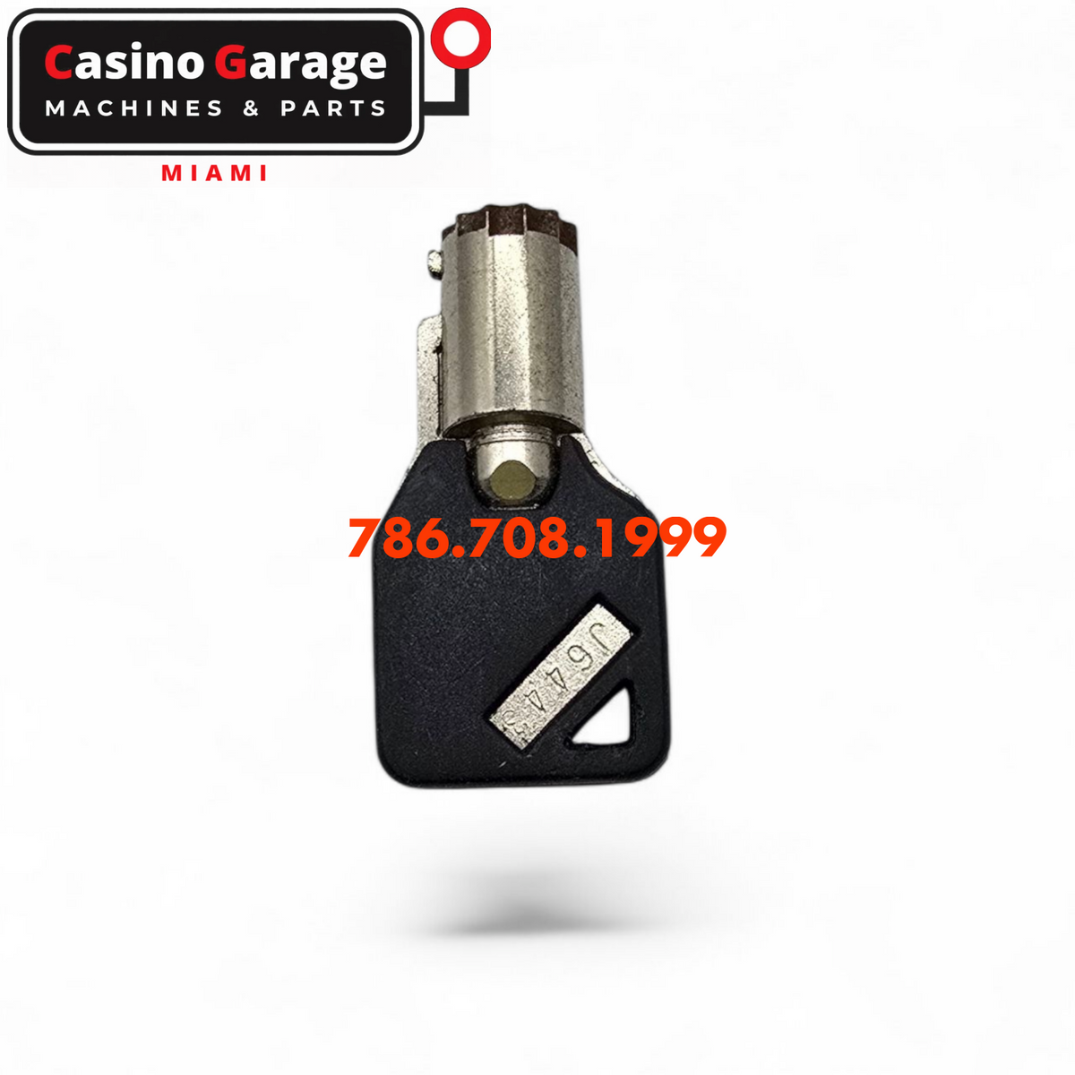 Key Round Barrel Code J6443 Key