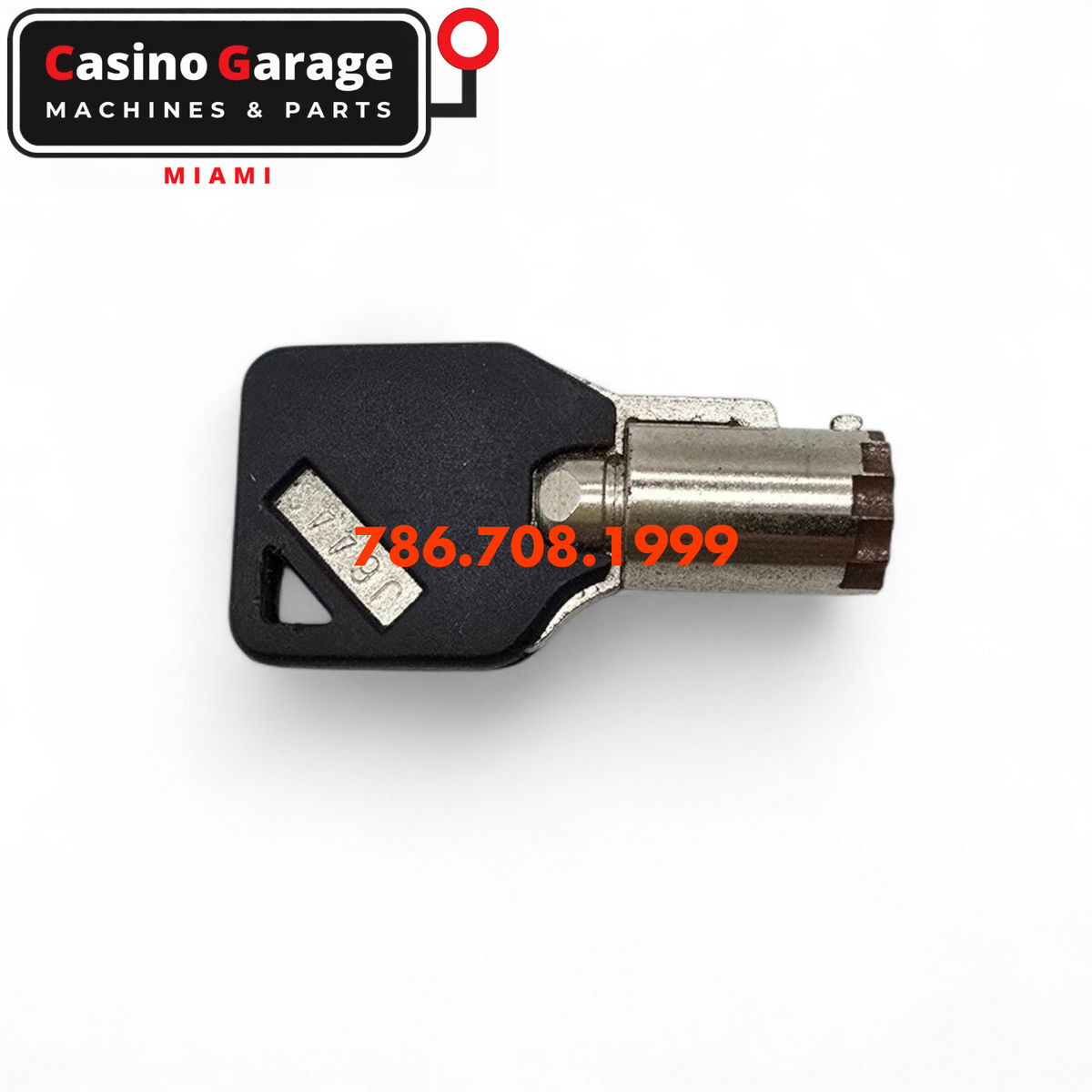 Key Round Barrel Code J6443 Key