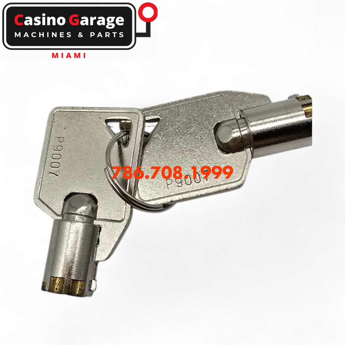 Key Round Barrel Code P9007 Key