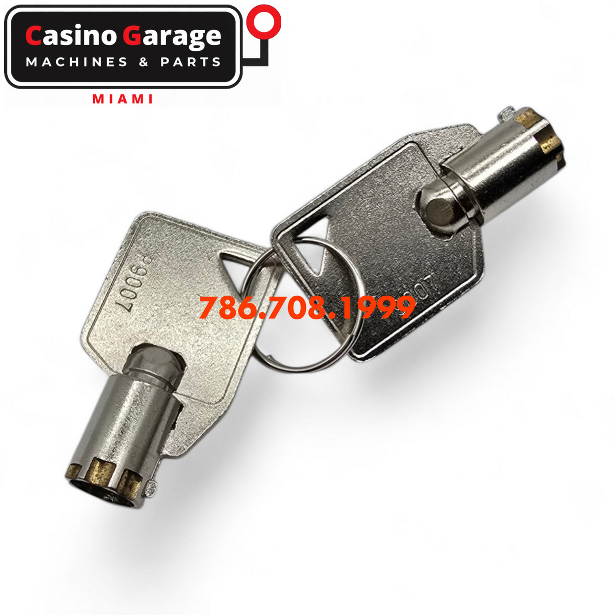 Key Round Barrel Code P9007 Key