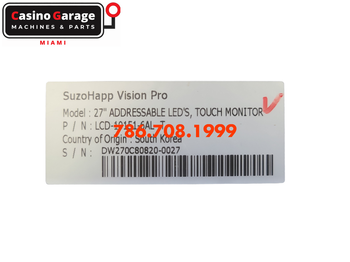 27 Addressable Leds Touch Monitor