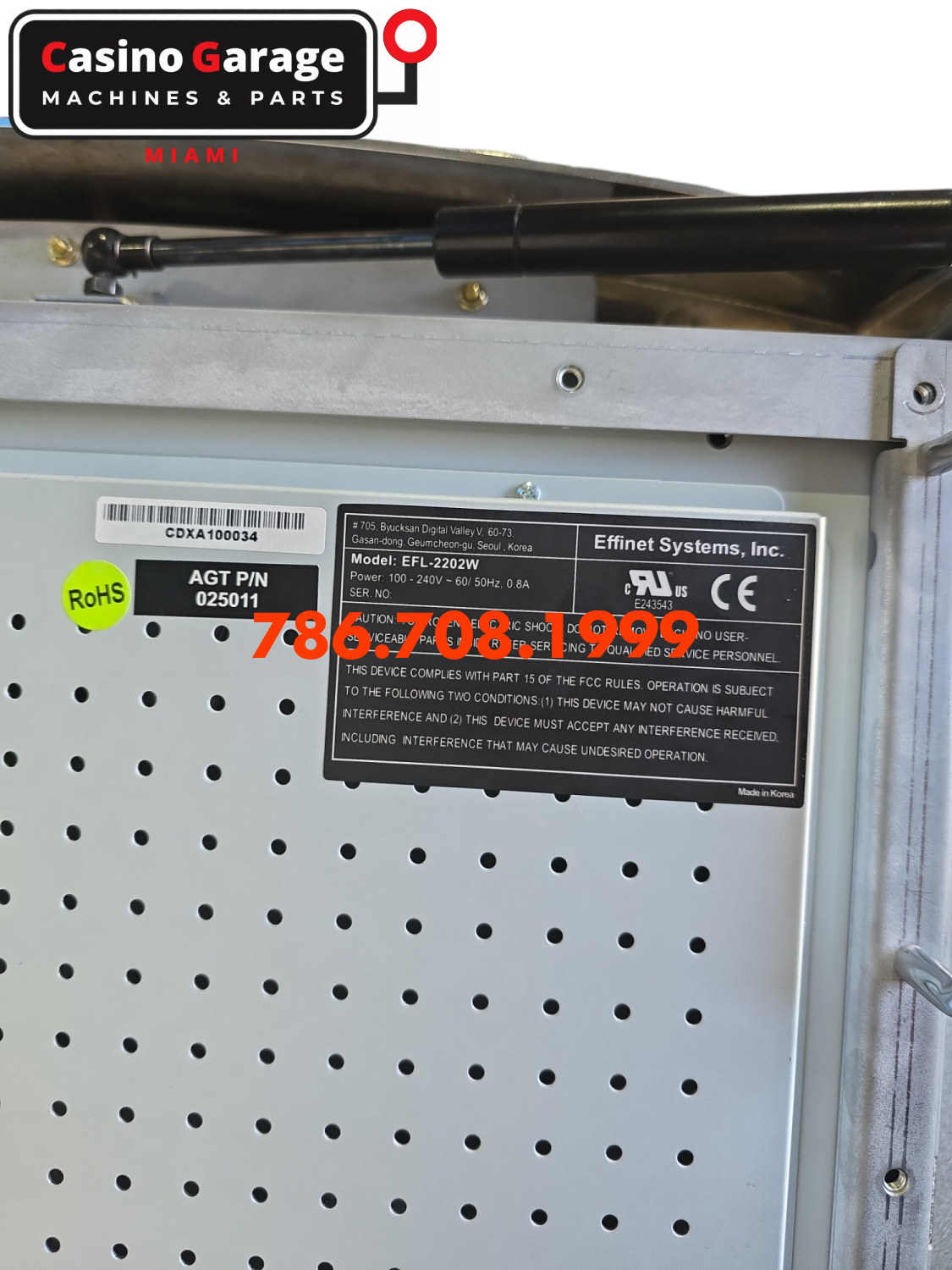 Ainsworth A560 - 22’’ Lcd W/ Top Door (Used) Monitors