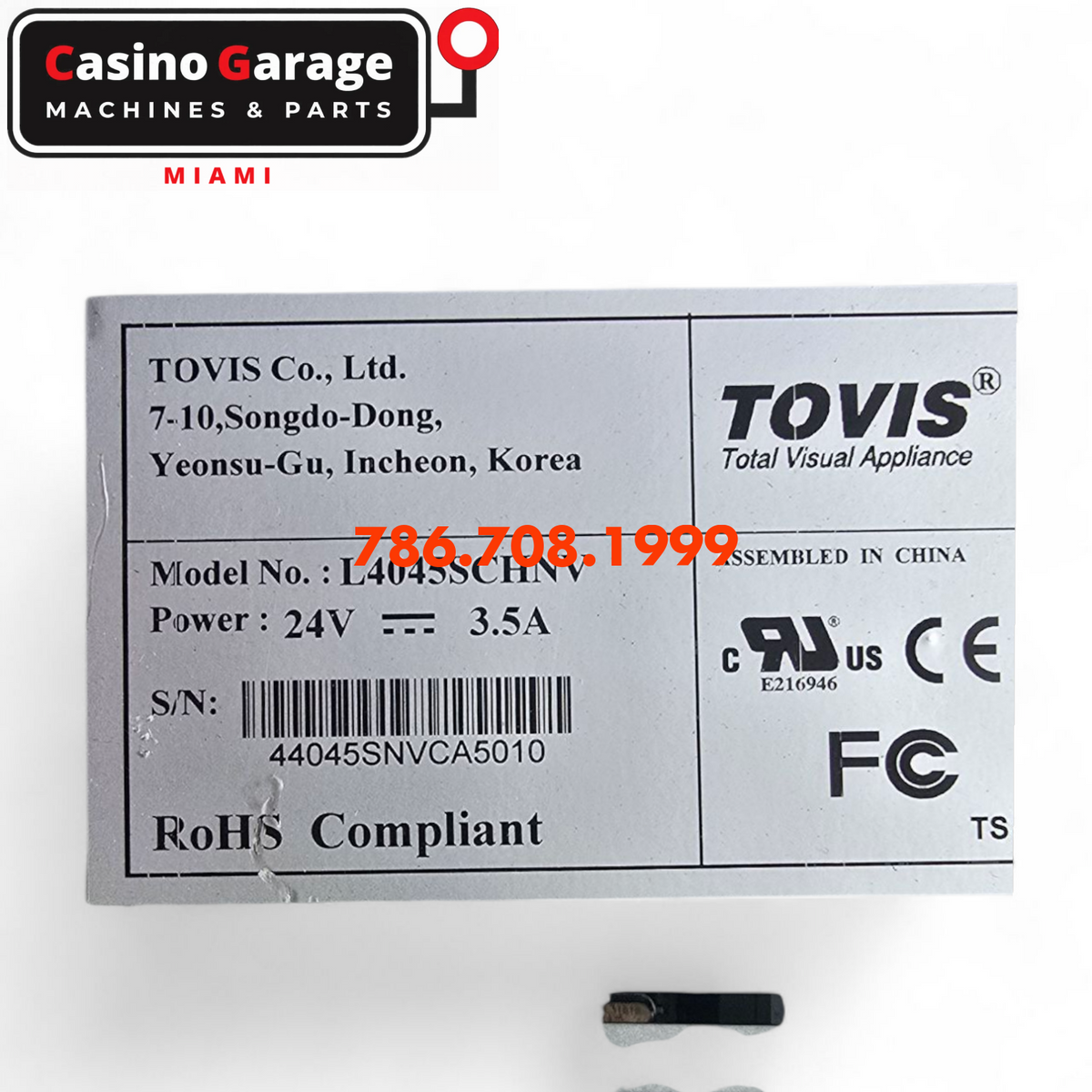 Used Novomatic Monitor Tovis L4045SCHNV