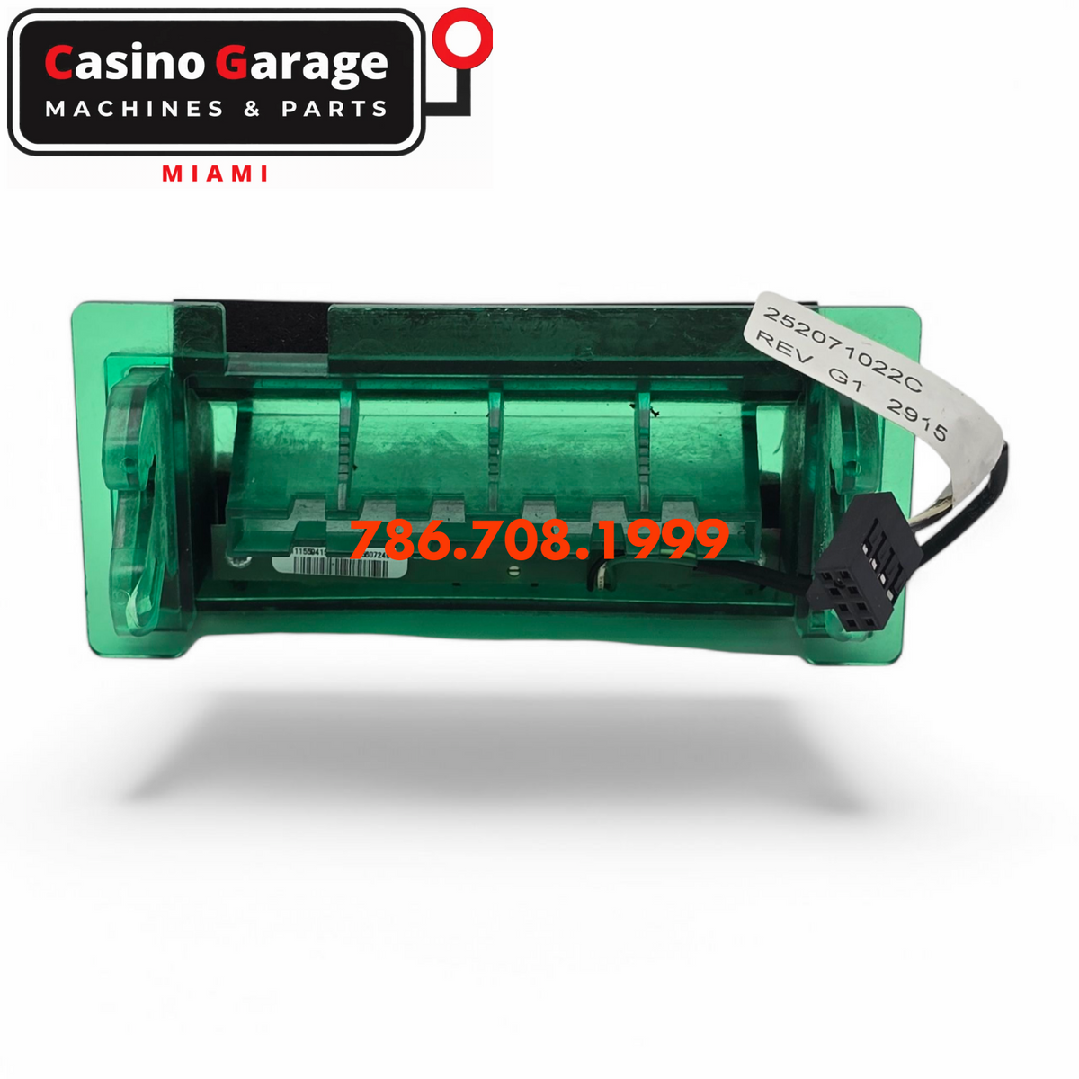 Wms BB 2 MEI Bill Validator Bezel for MEI SC 66 and SCN 66