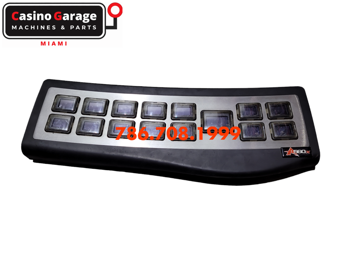 Ainsworth A560 - Button Panel W/ 15 Buttons Panels