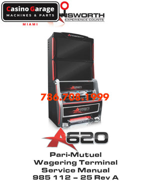 Ainsworth A620 Pari-Mutuel Wagering Terminal Service Manual