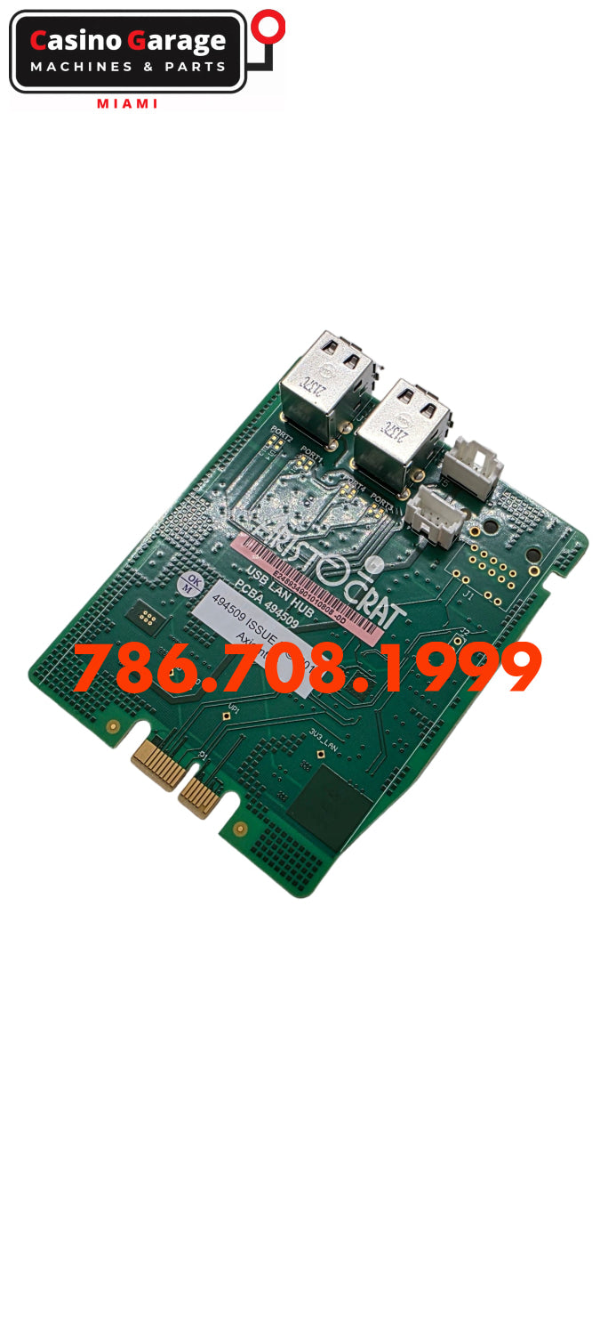 Aristocrat Marsx PCBA-Gen 9 USB Lan Hub Backplanes