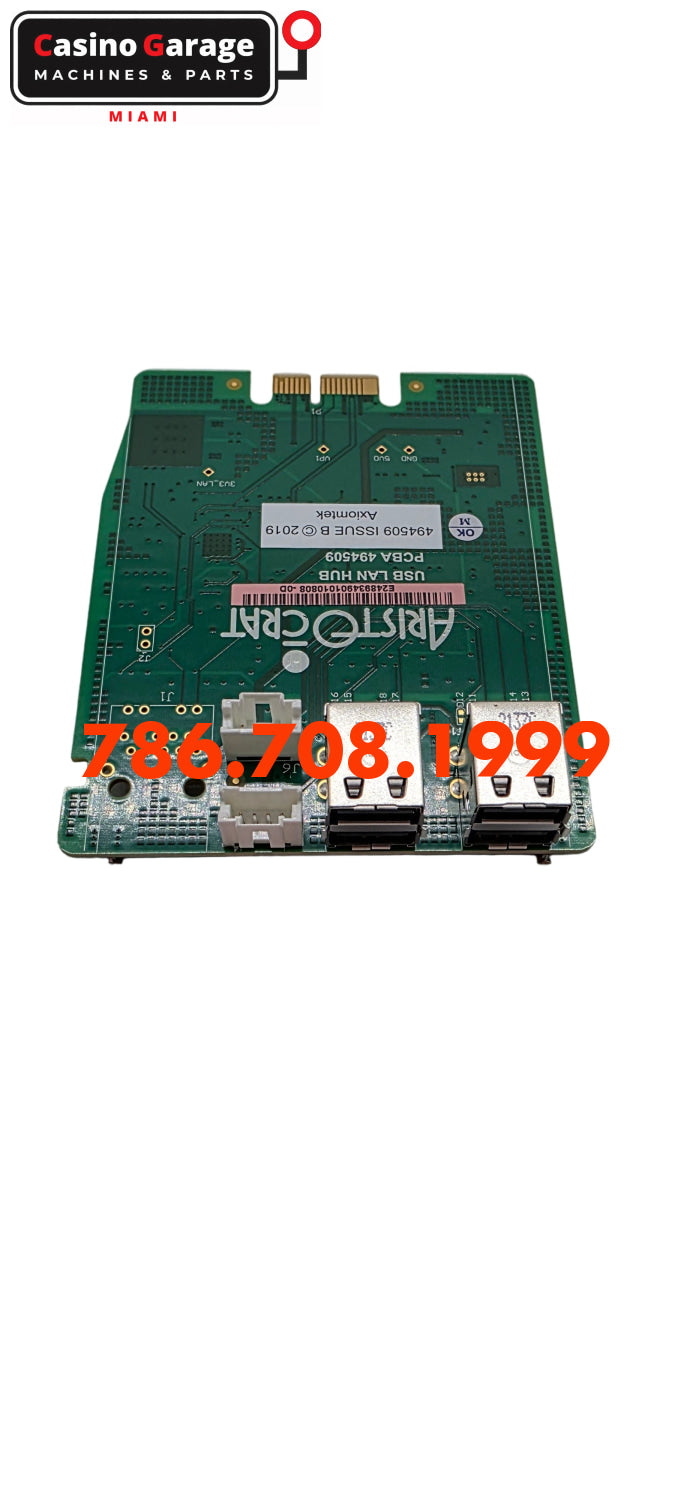 Aristocrat Marsx PCBA-Gen 9 USB Lan Hub Backplanes
