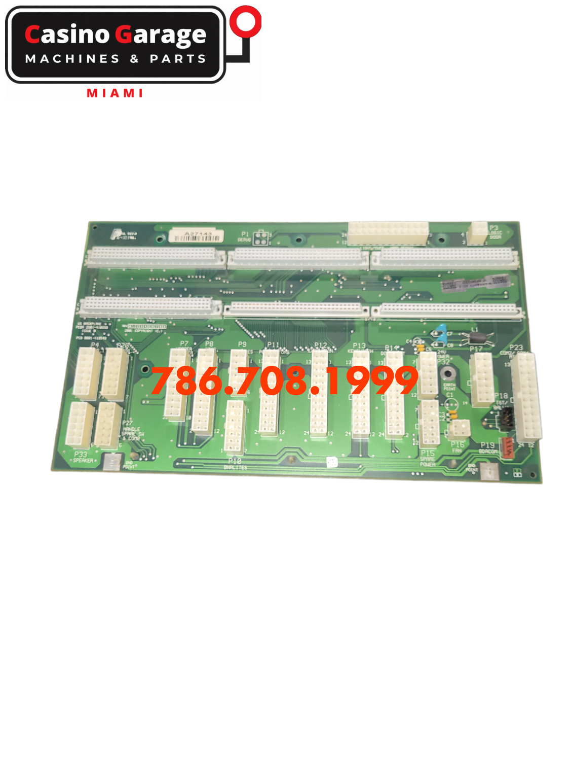 Aristocrat Mav 500 - Backplane Board Back Plane