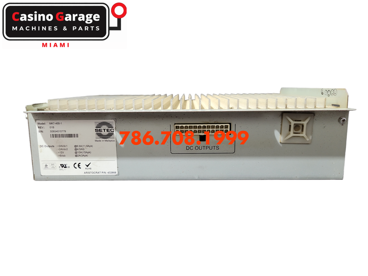 Aristocrat Viridian - 240V Power Supply Supplies