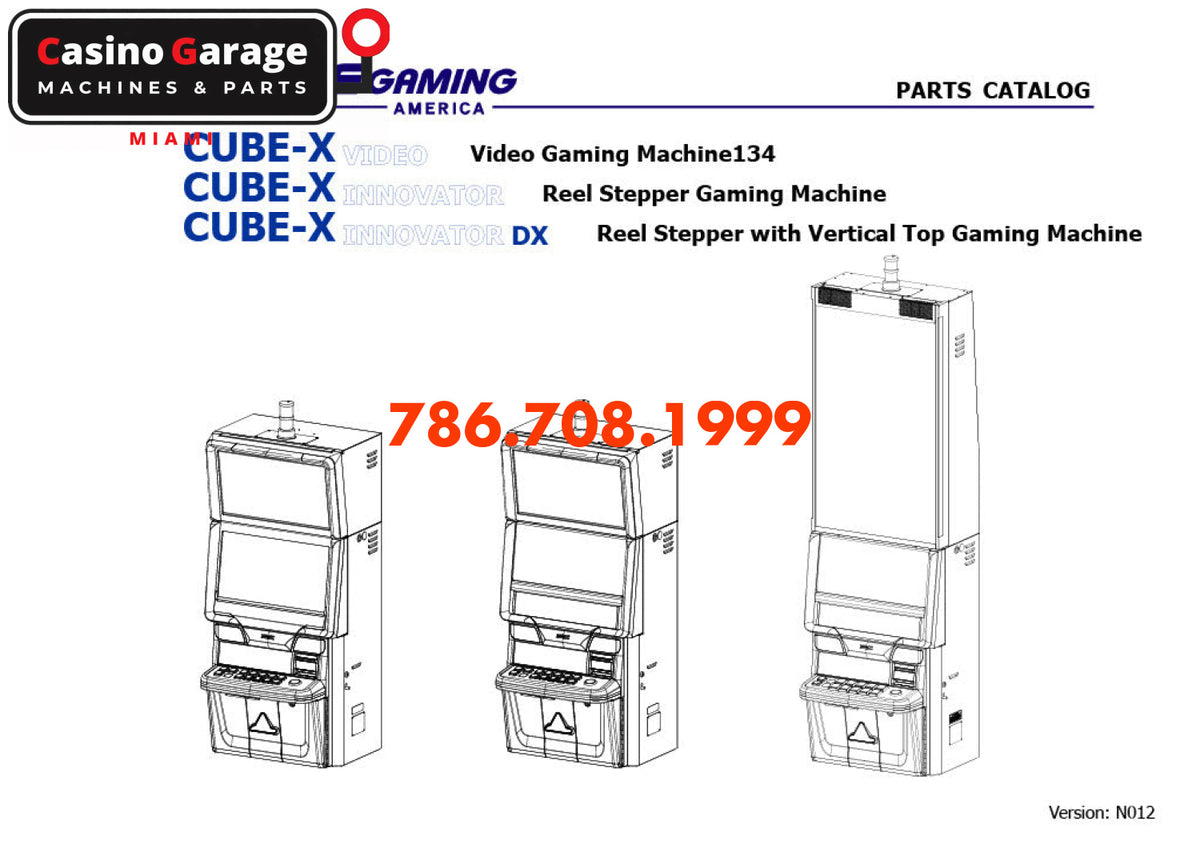 Aruze Cube-x Parts-Catalog Manuals (Digital Download)