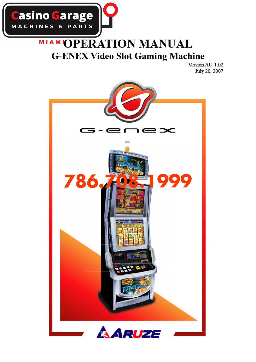 Aruze-G-Enex-Video-Operation-Manual Manuals (Digital Download)