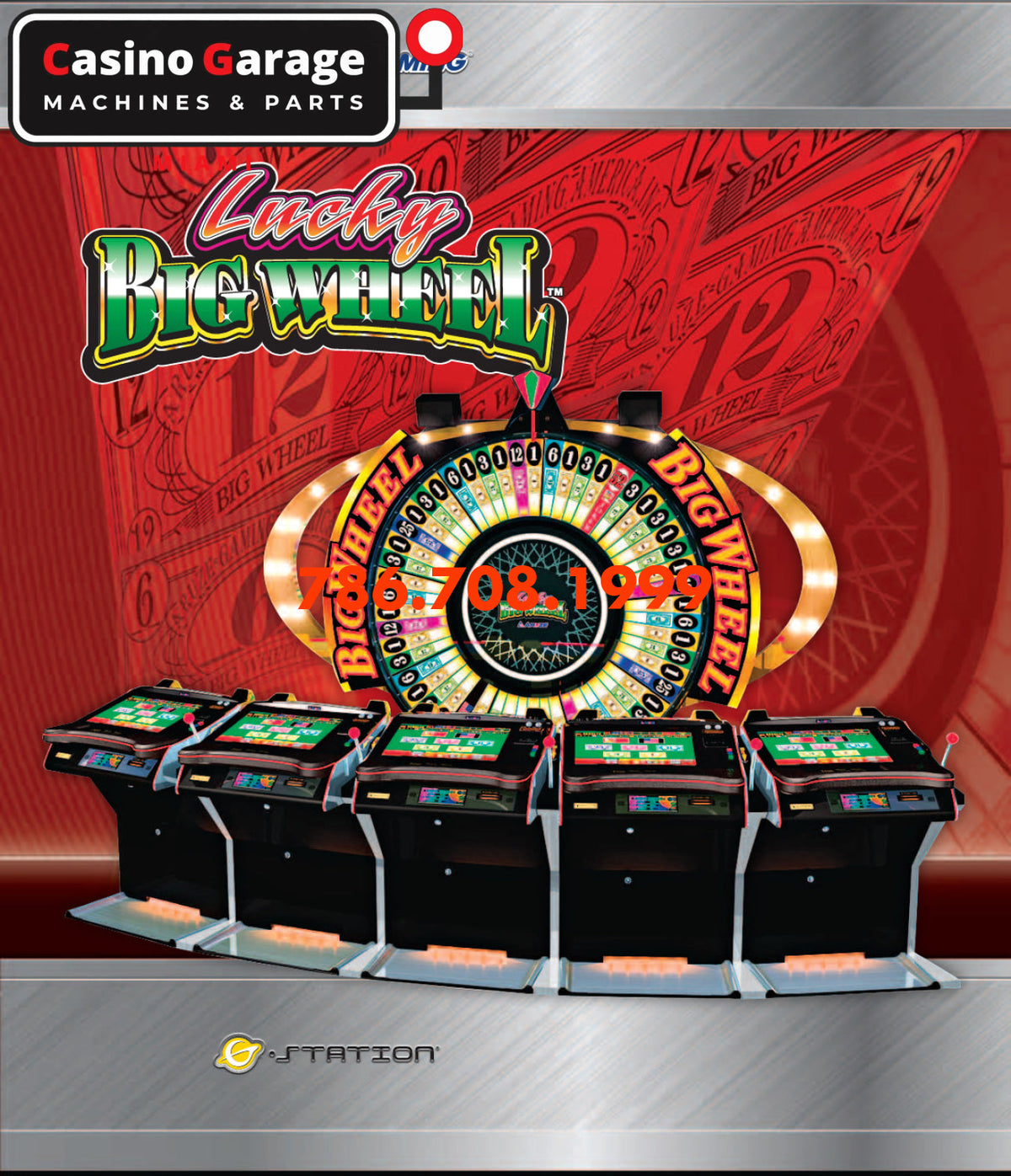 Aruze Lucky Big Wheel Features & options Manuals (Digital Download)