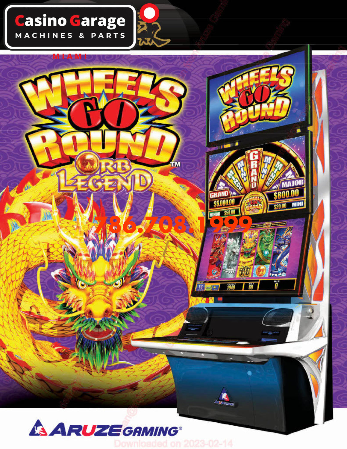 Wheel Go Round Par Sheet Aruze Muso 27 Manuals (Digital Download)