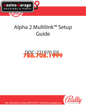 Bally Alpha 2 Multilink Setup Guide