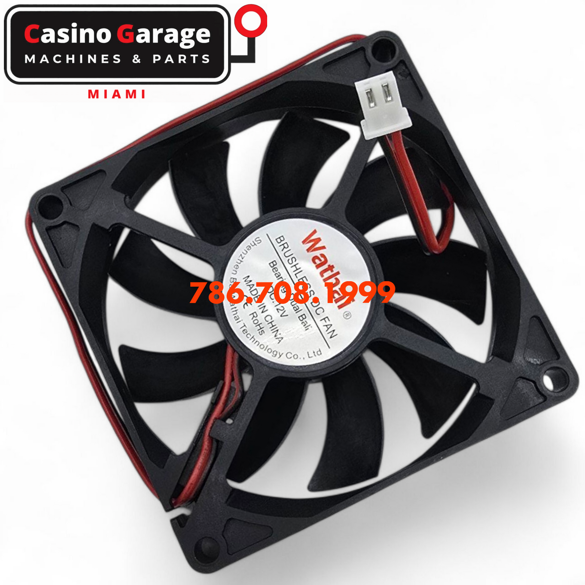 Brushless DC Fan Dual Ball Bearing DC12V - view 2