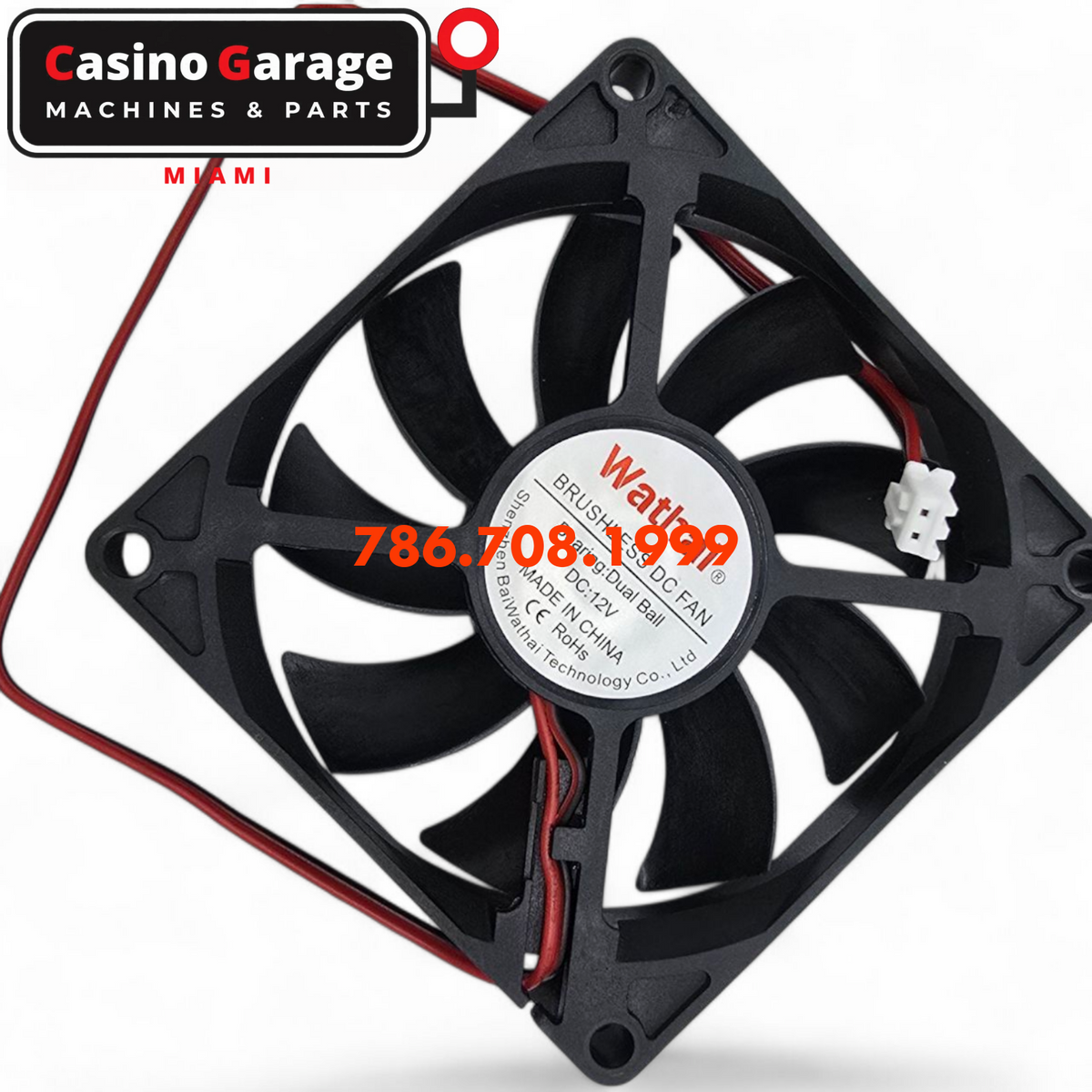Brushless DC Fan Dual Ball Bearing DC12V - view 5