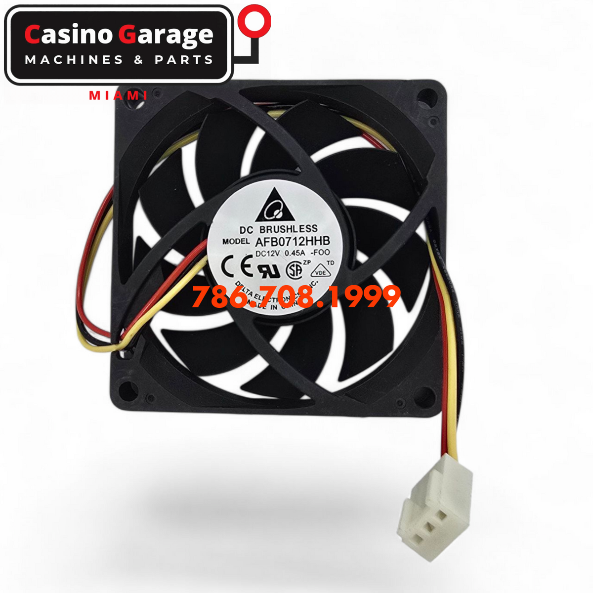 Cooling Brushless Fan DC12V 0.45A