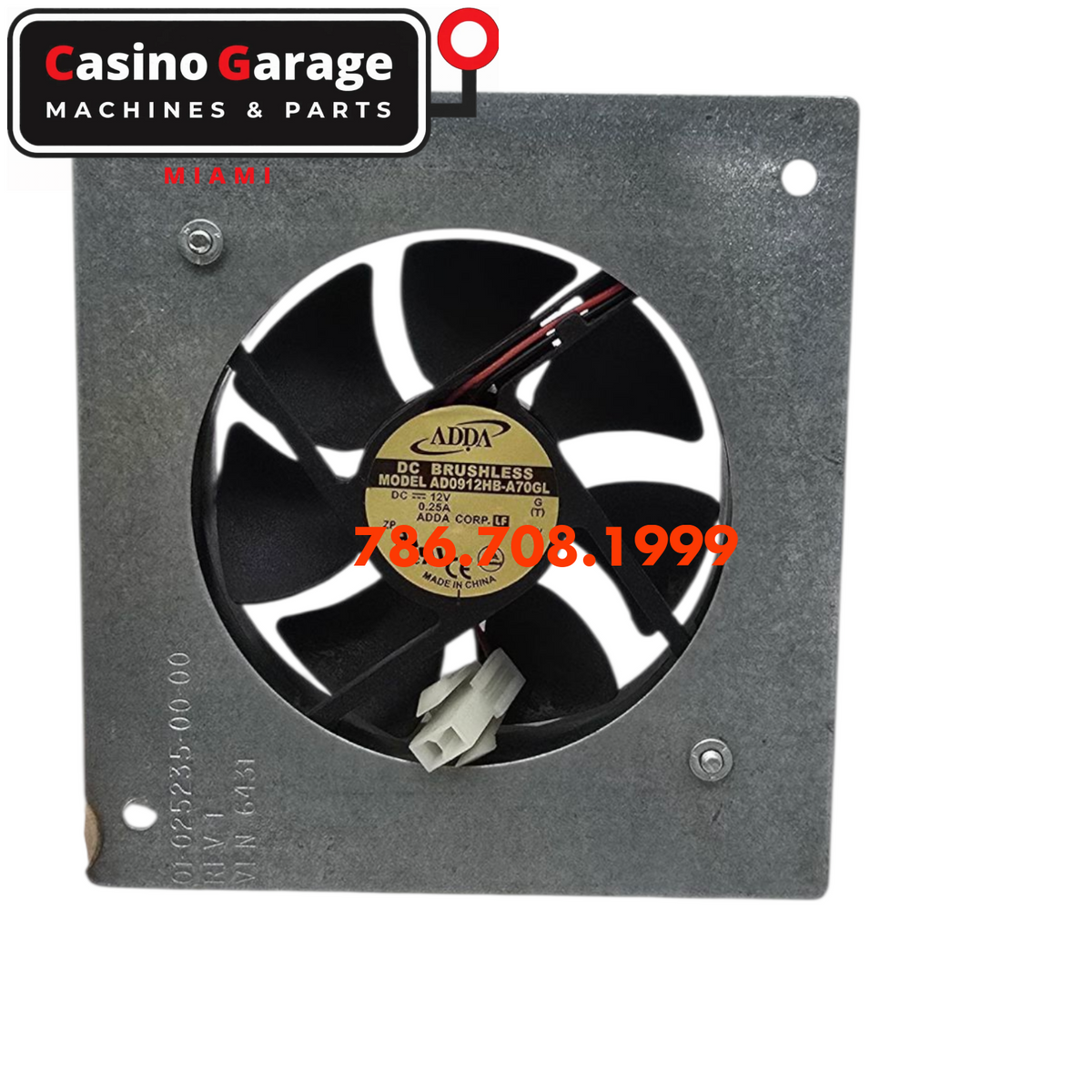 Cooling Fan Assembly Brushless DC12V 0.25A Fan