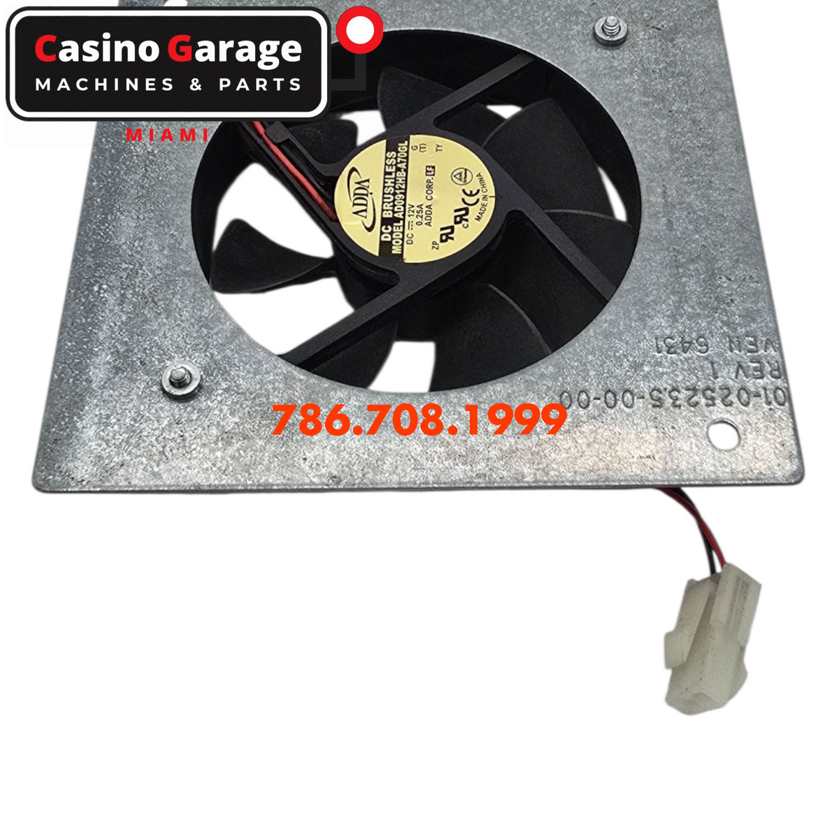 Cooling Fan Assembly Brushless DC12V 0.25A Fan