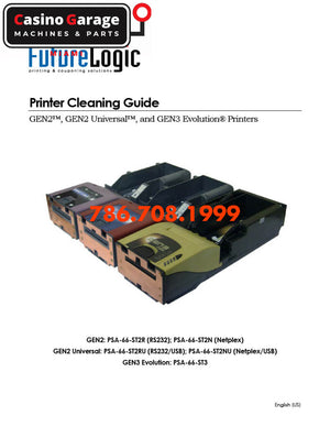FutureLogic Printer Cleaning Guide GEN2 and GEN3