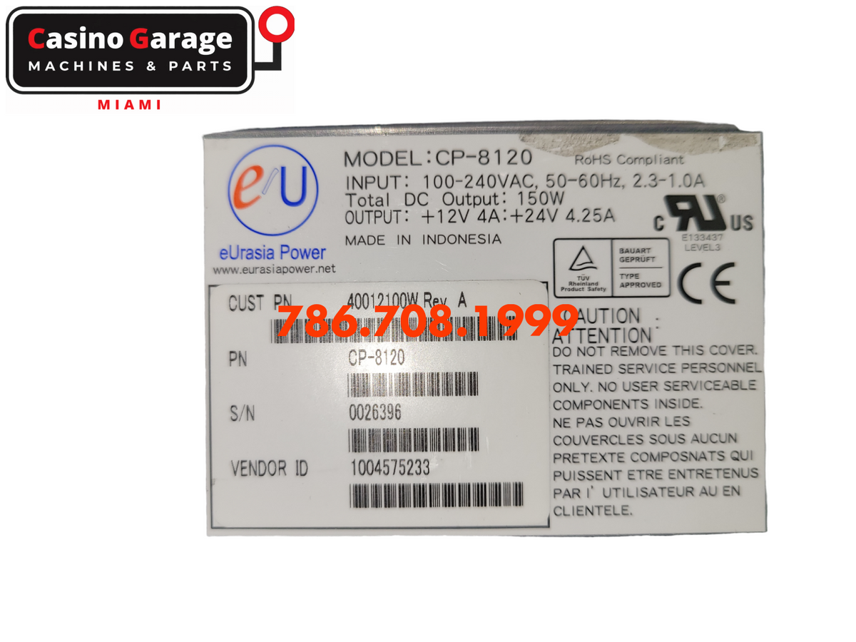 Igt Savp Top Lcd Power Supply 150W