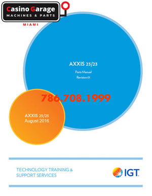 IGT AXXIS 23/23 Parts Manual