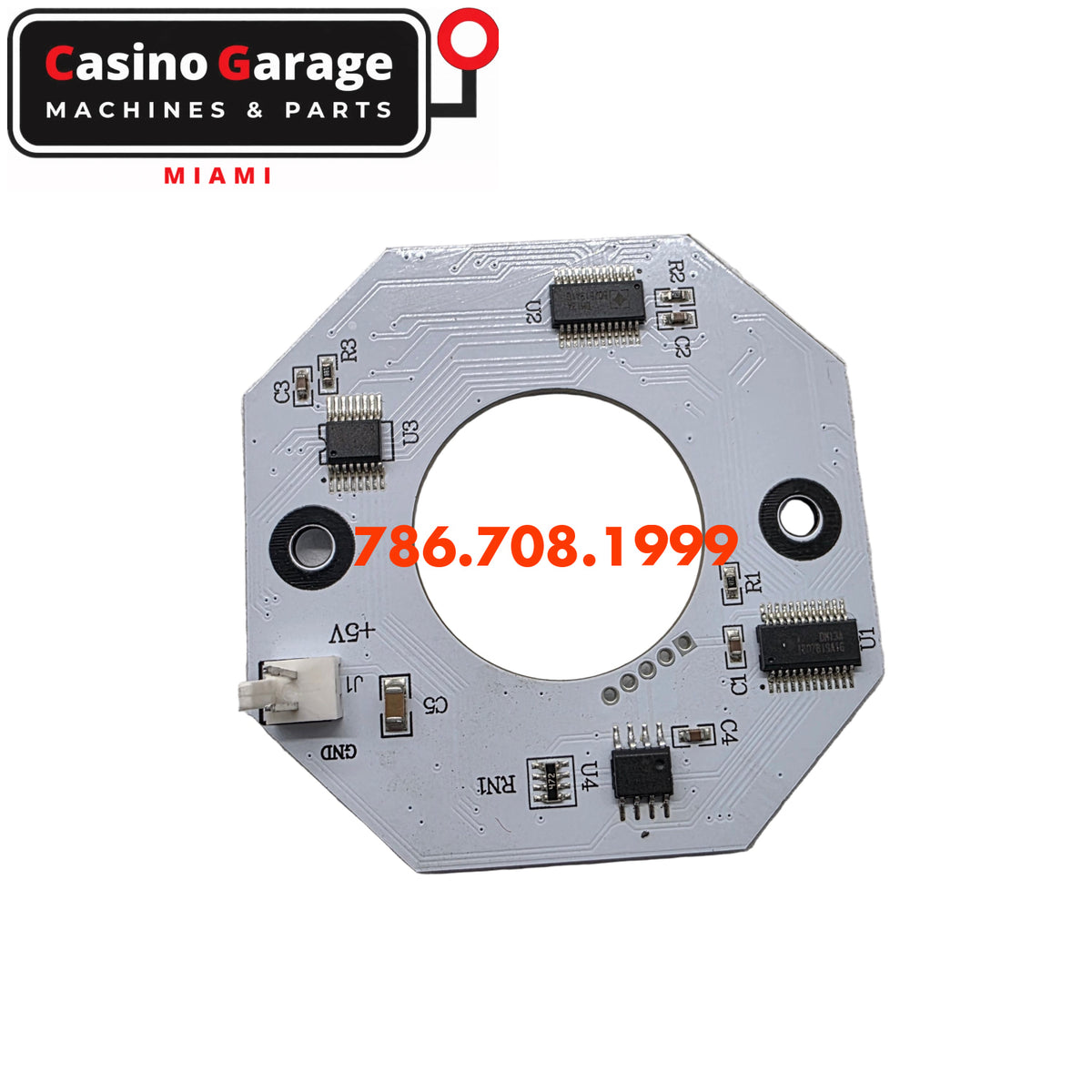 IGT Crystal Oval PCB for Button Replacement Button