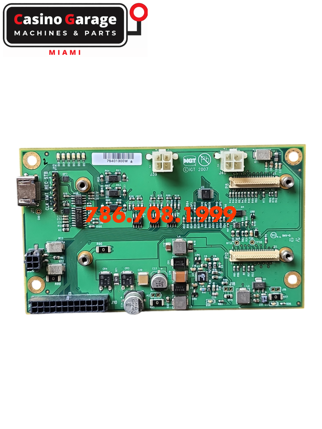 Igt G20 Controller Board 75401300W For Dynamic Button Panel Used