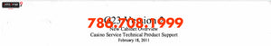 IGT G23 Casino Service Technical Product Support