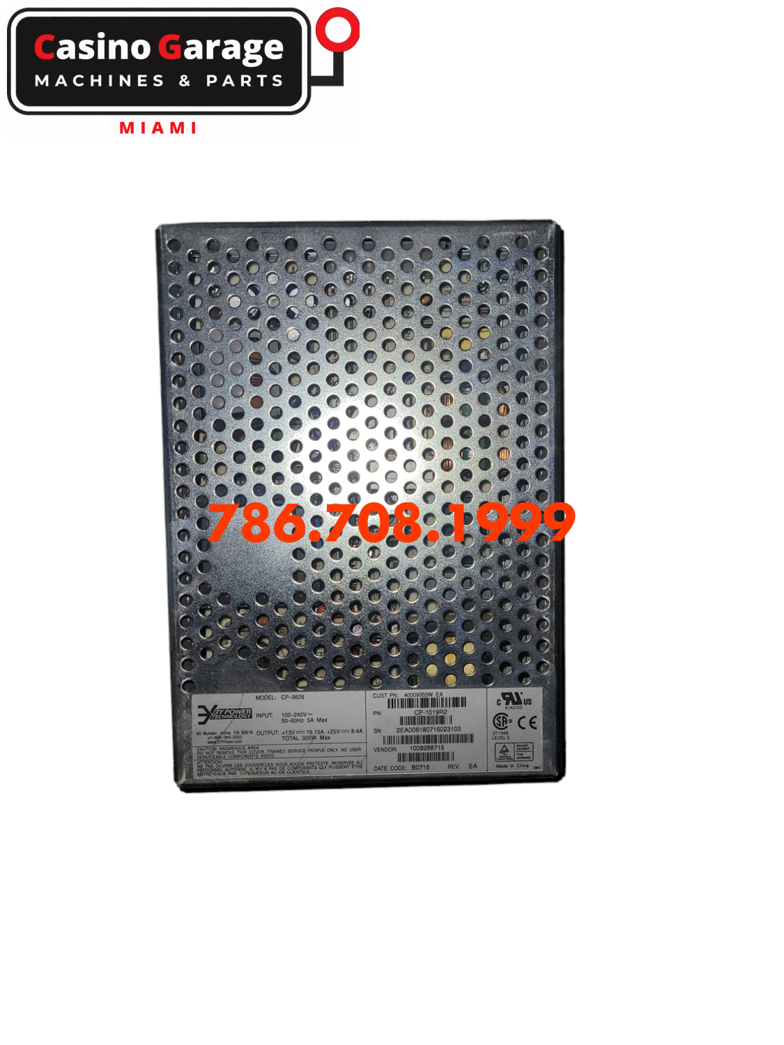 Igt S2000/G20 Power Supply 300W