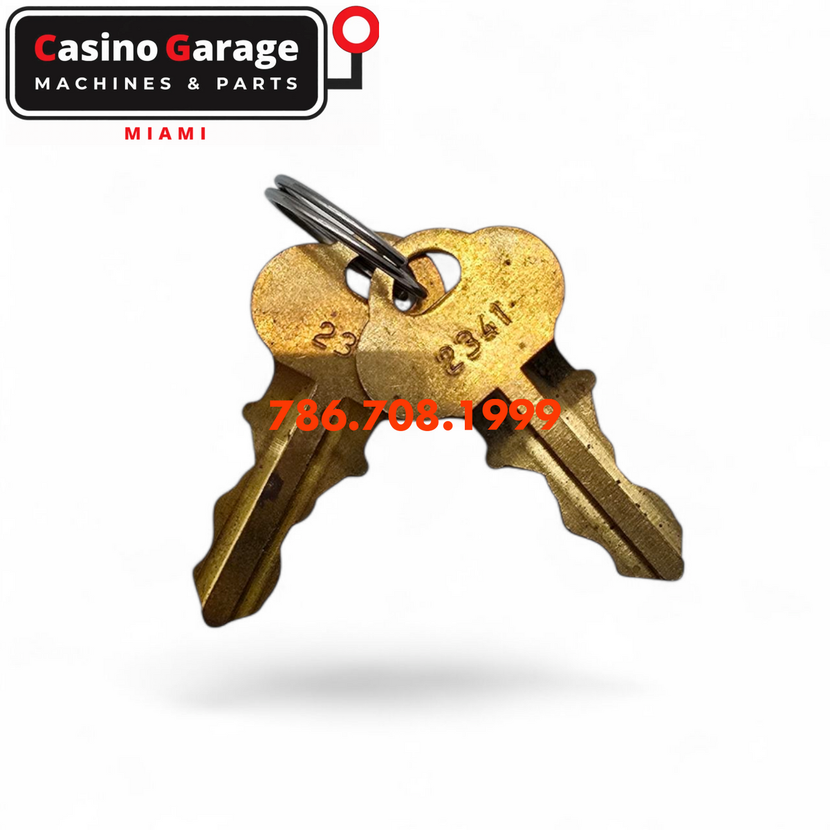Key Flat Barrel Code 2341 Key