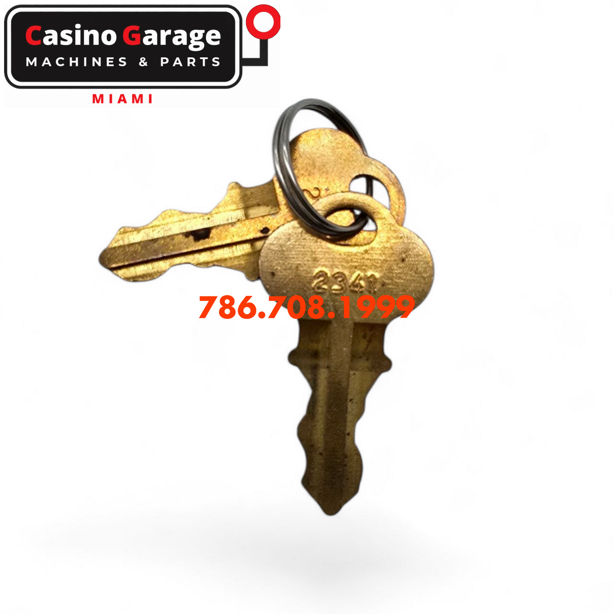 Key Flat Barrel Code 2341 Key