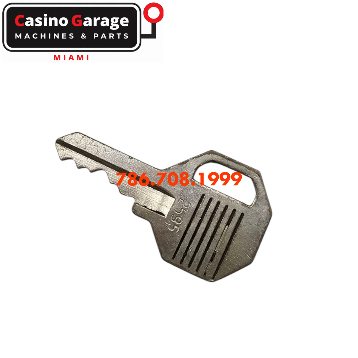 Key Flat Barrel Code 2595 Key