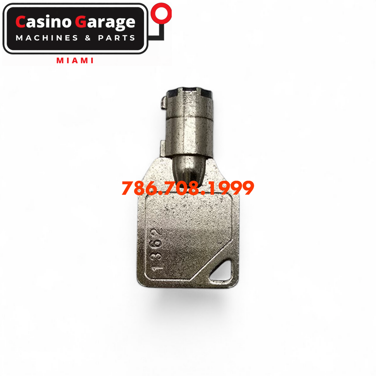 Key Round Barrel Code 1362 Key