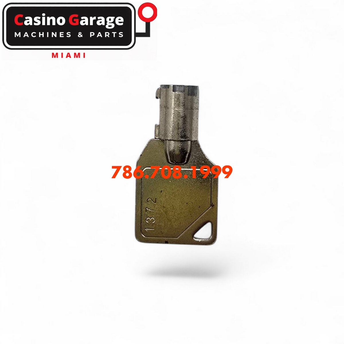 Key Round Barrel Code 1372 Key